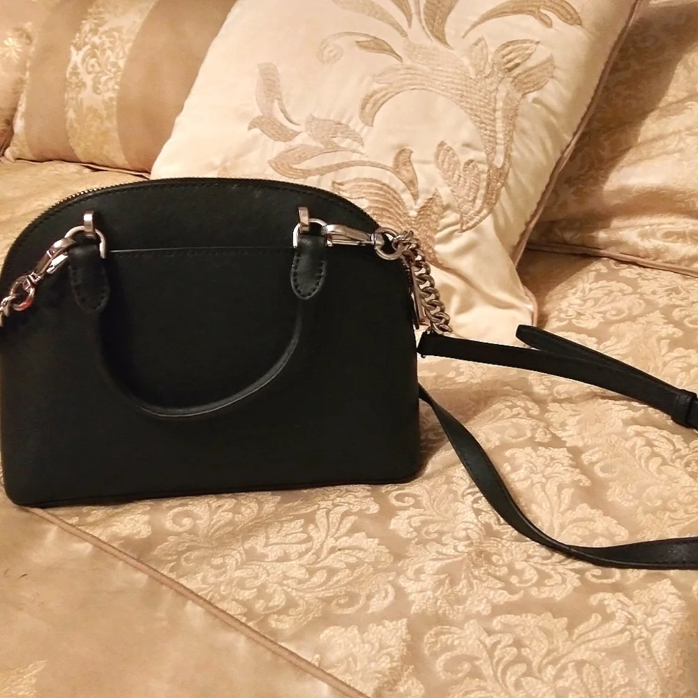 Michael Kors Black Crossbody Dome Satchel